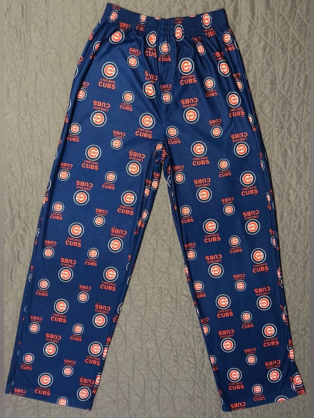 Genuine Merchandise Navy Chicago Cubs Kids Pajama Pants